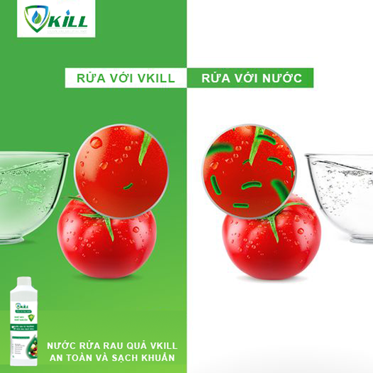 So sánh hiệu năng máy rửa rau quả và nước ion từ trường Vkill